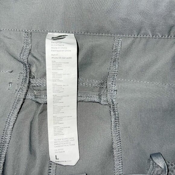 Fabletics Men's The Only Pant Shadow Grey Size L Short - Picture 10 of 10
